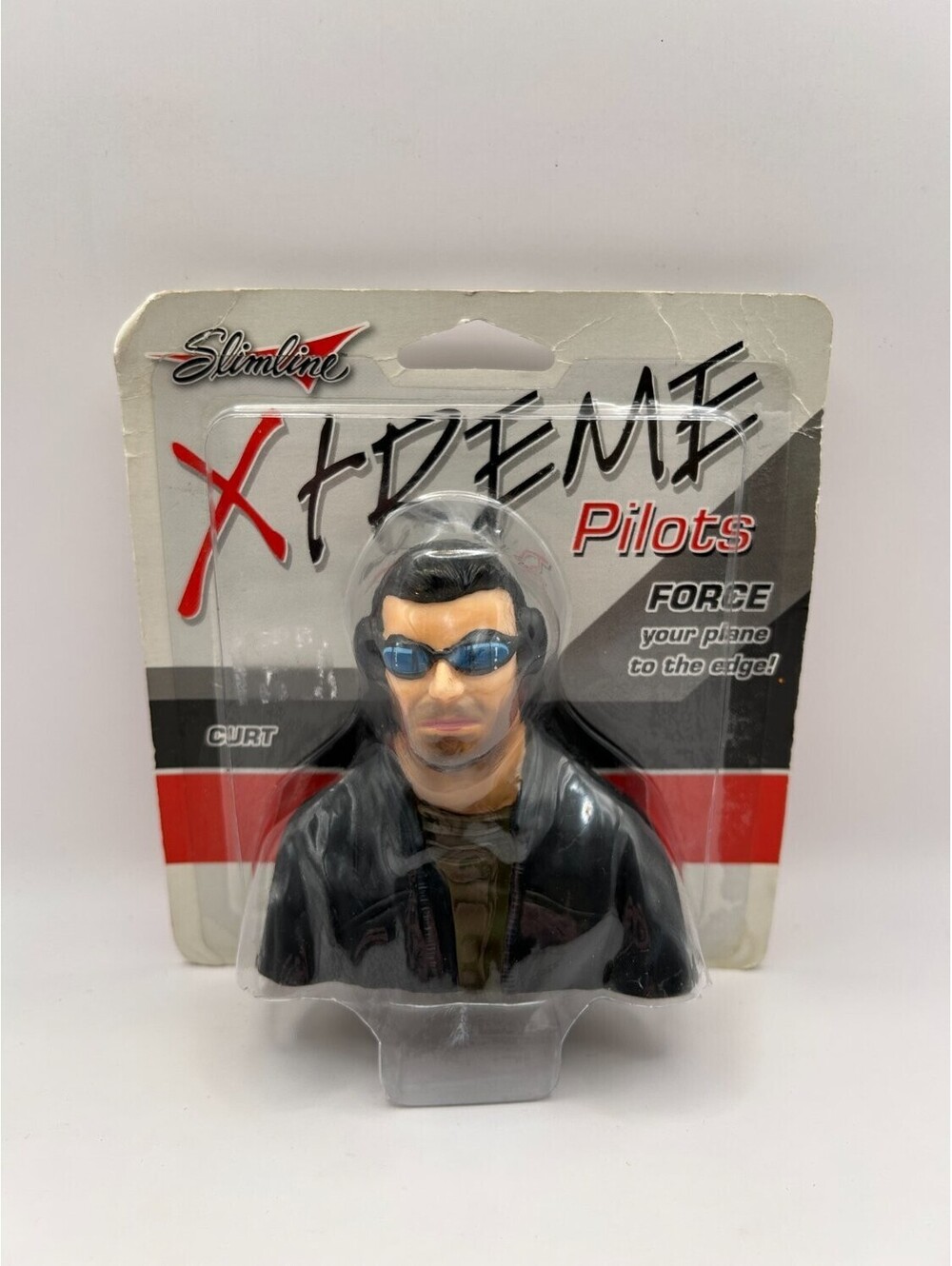 Slimline Xtreme Pilots Curt RC airplane pilot figure bust Black painted details